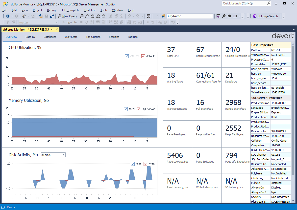 dbForge Monitor for SQL Server - Screenshot #6