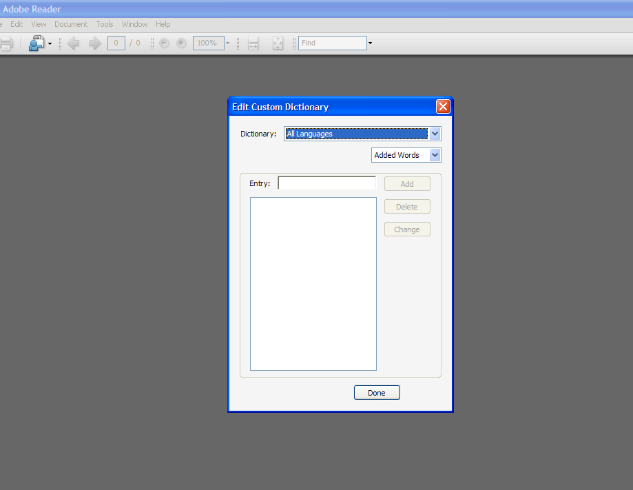 Spelling Dictionaries Support For Adobe Reader - Screenshot #8