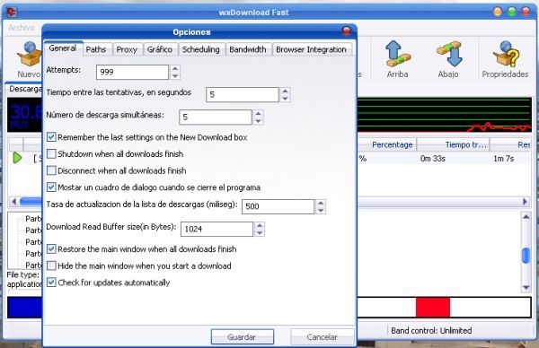 wxDownload Fast - Screenshot #2