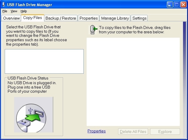 Microsoft USB Flash Drive Manager - Screenshot #2