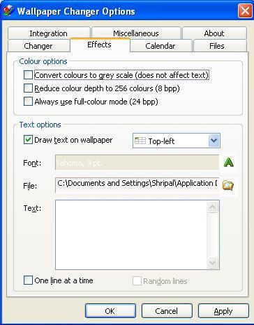 ESCO Wallpaper Changer - Screenshot #2