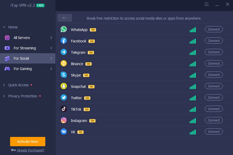 iTop VPN - Screenshot #8