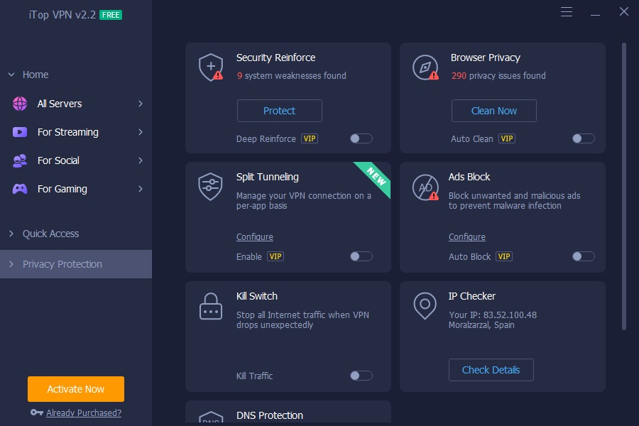 iTop VPN - Screenshot #5