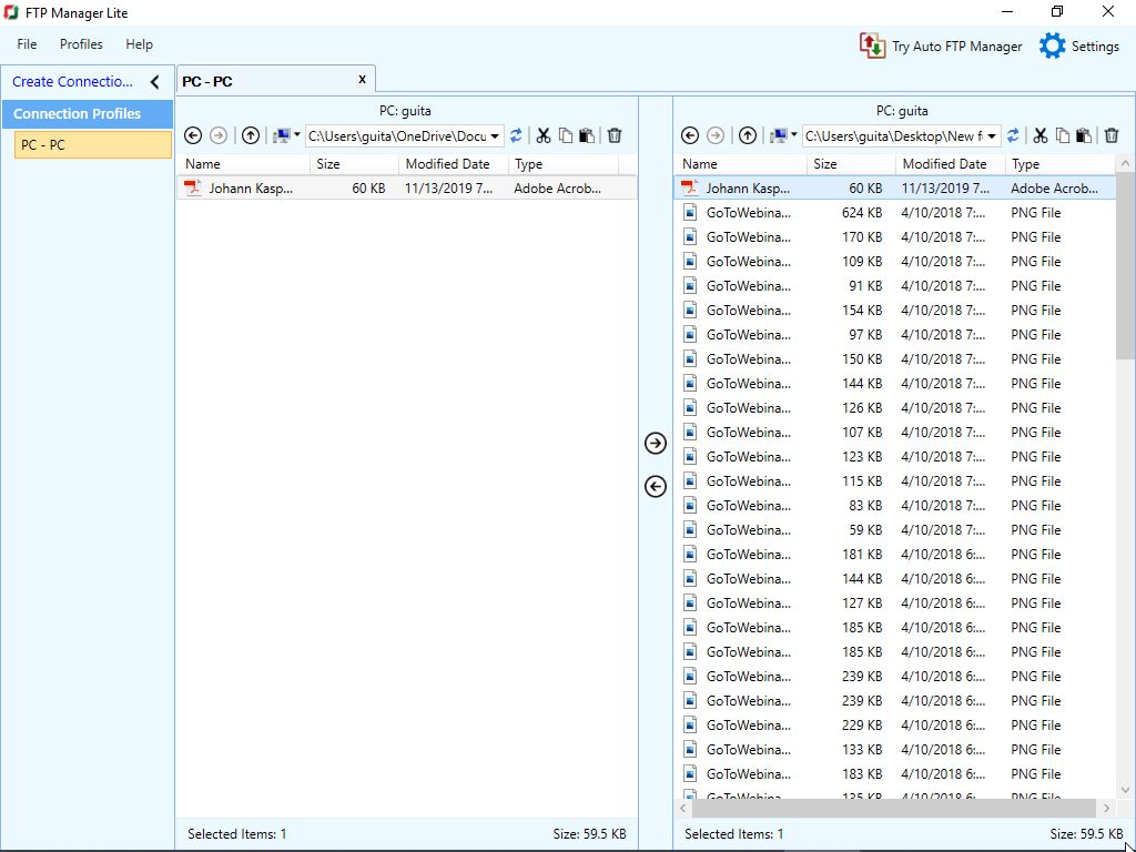 FTP Manager Lite download for free - SoftDeluxe