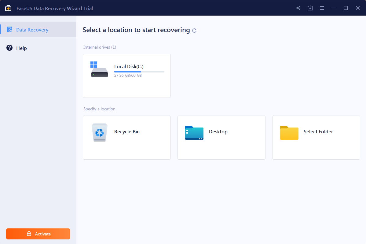 EaseUS Data Recovery Wizard - Screenshot #2