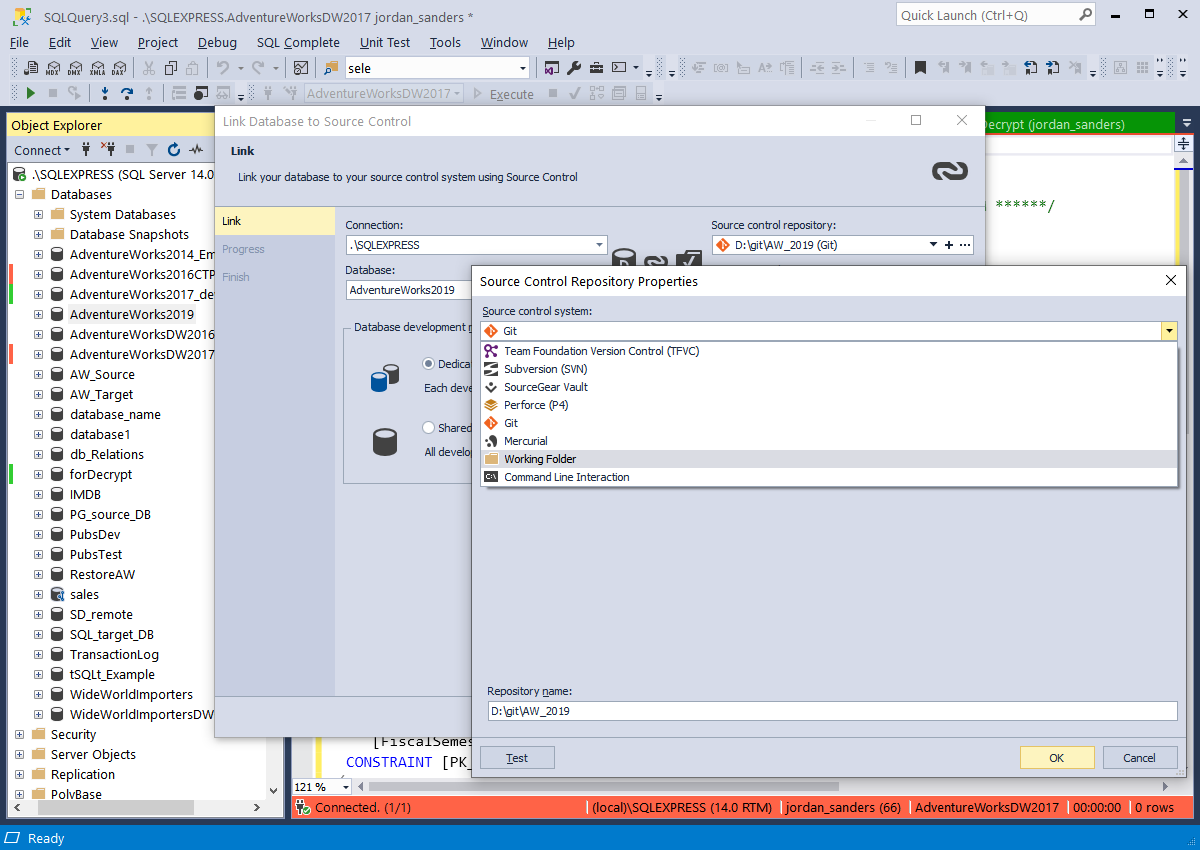 dbForge Source Control for SQL Server - Screenshot #6