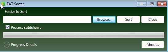 FAT Sorter - Screenshot #2
