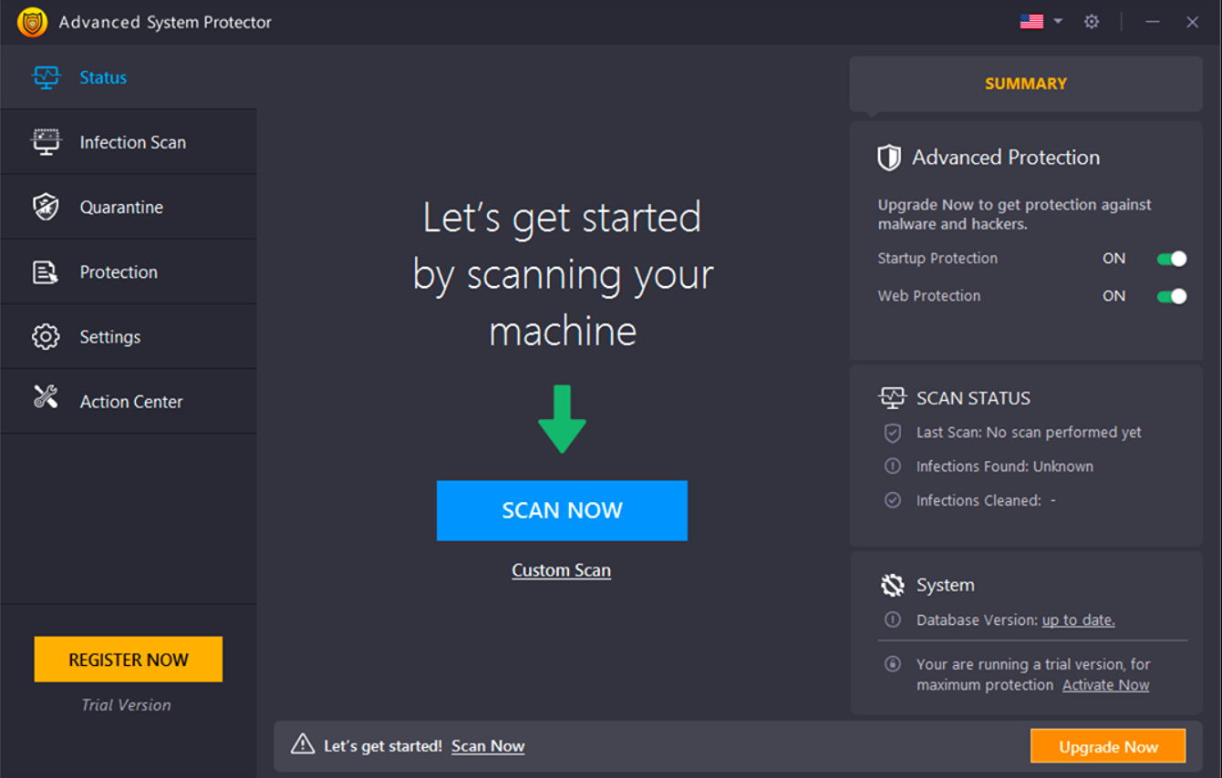 Advanced System Protector - Screenshot #1