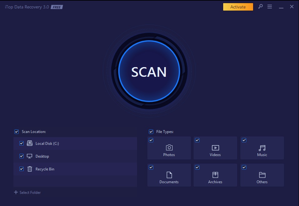 iTop Data Recovery - Screenshot #2