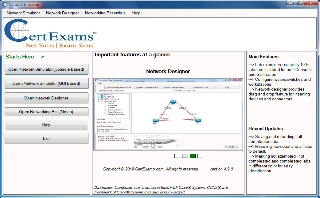 CCNA Network Simulator With Designer download for free - SoftDeluxe