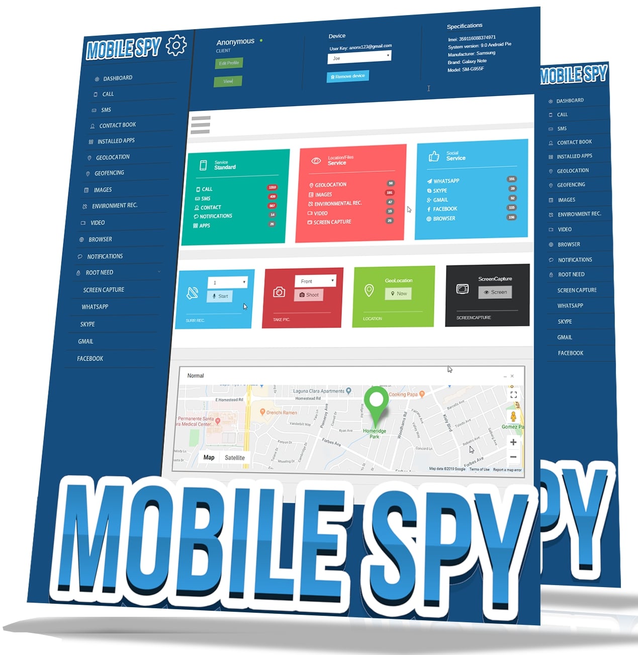 Win Mobile Spy - Screenshot #1