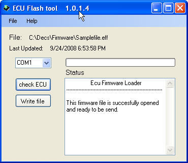 ecu flashing software