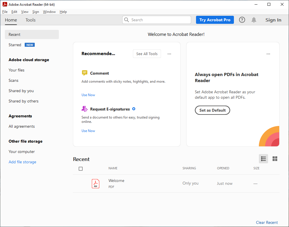 Adobe Acrobat Reader DC - Screenshot #4