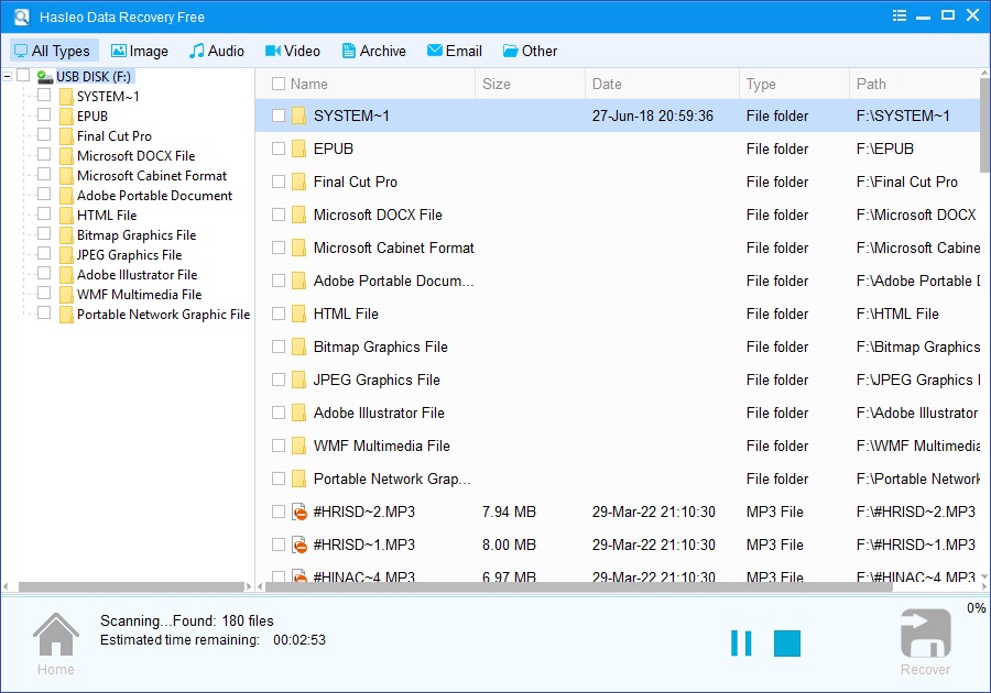 Hasleo Data Recovery - Screenshot #1