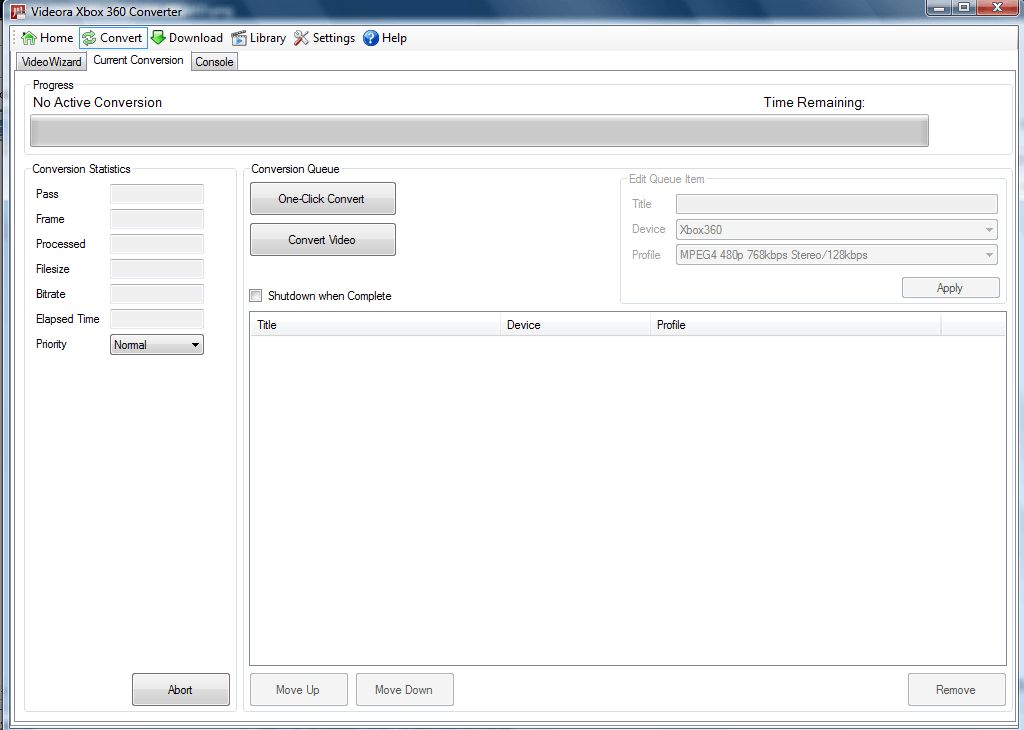 Videora Xbox 360 Converter - Screenshot #4