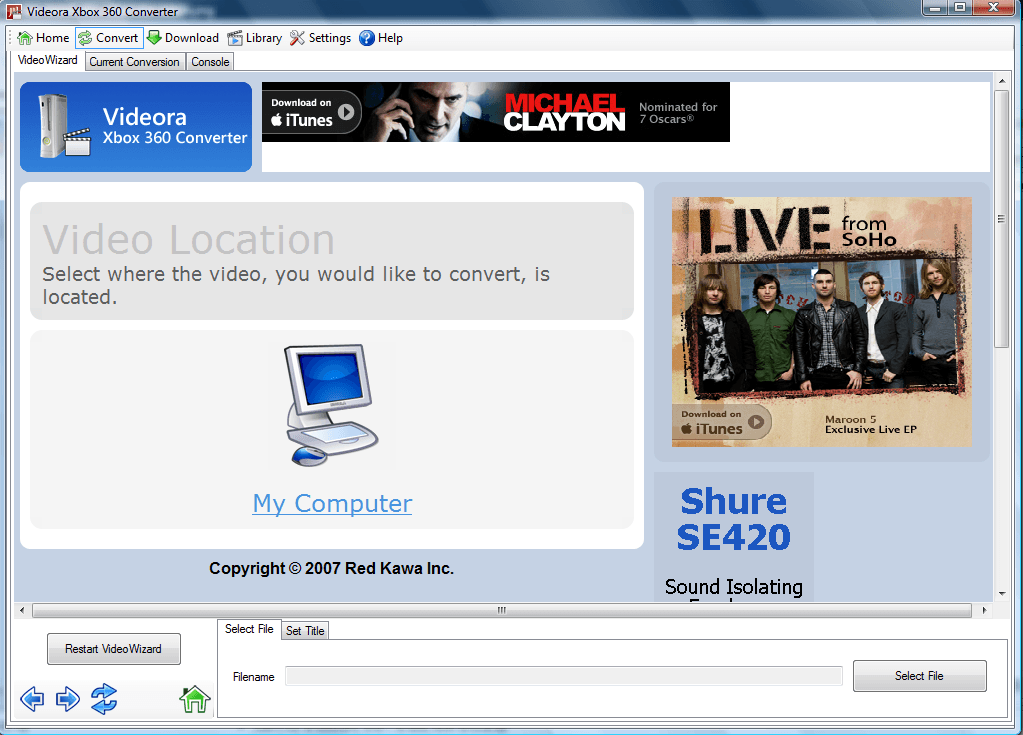 Videora Xbox 360 Converter - Screenshot #3