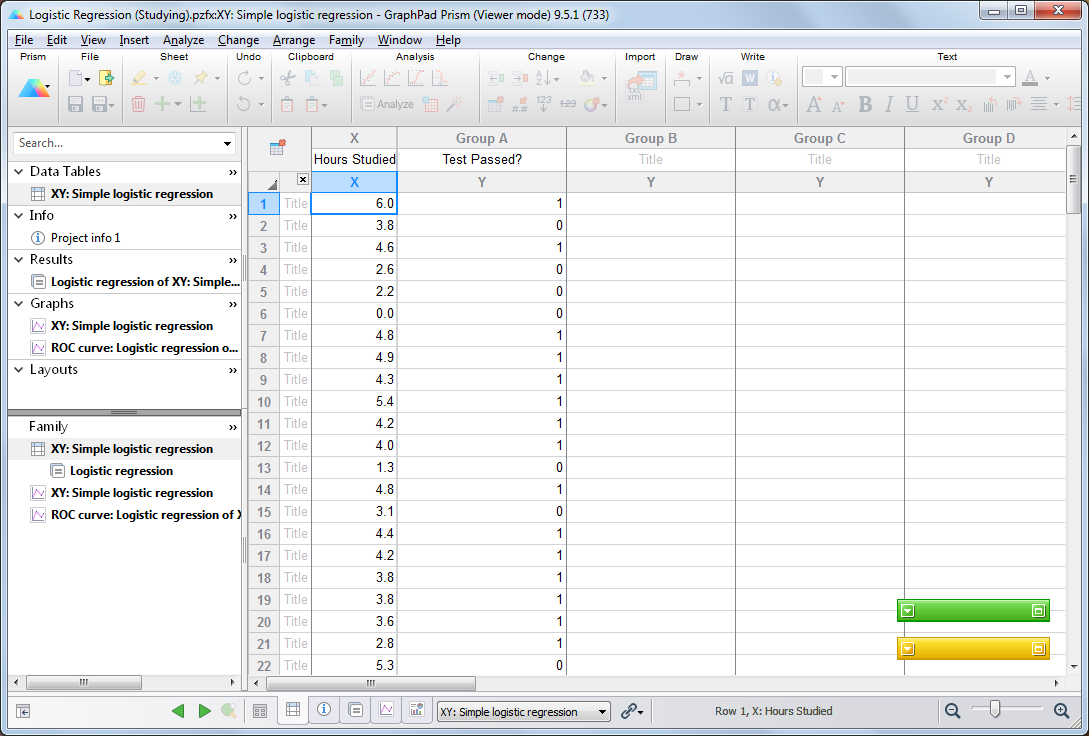 GraphPad Prism - Screenshot #1