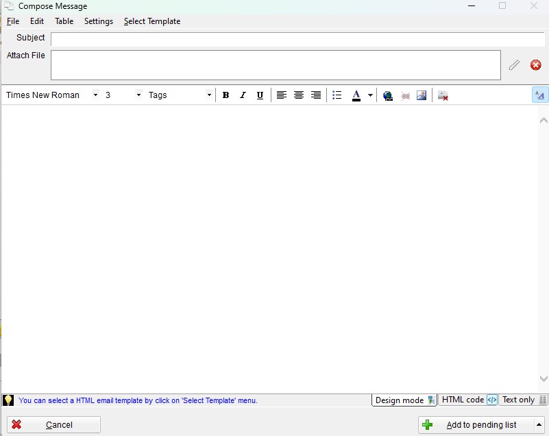 UltraMailer - Screenshot #2