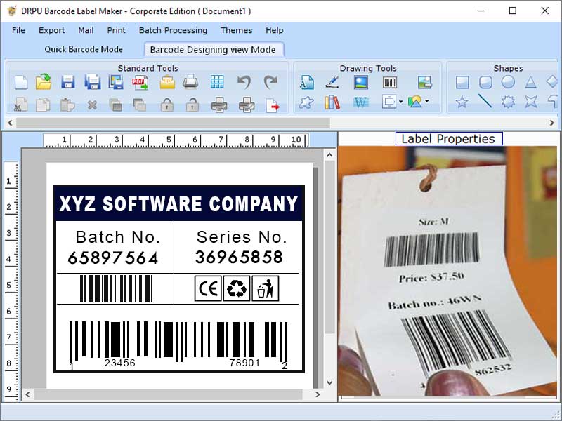 Excel Barcode Labeling Application download for free SoftDeluxe