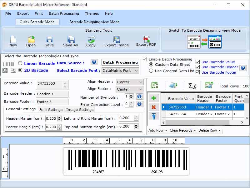 Standard Barcode Label Generator download for free SoftDeluxe