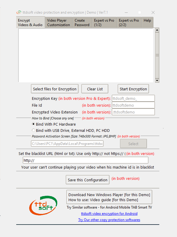 ttdsoft Video Protection and Encryption latest version - Get best ...