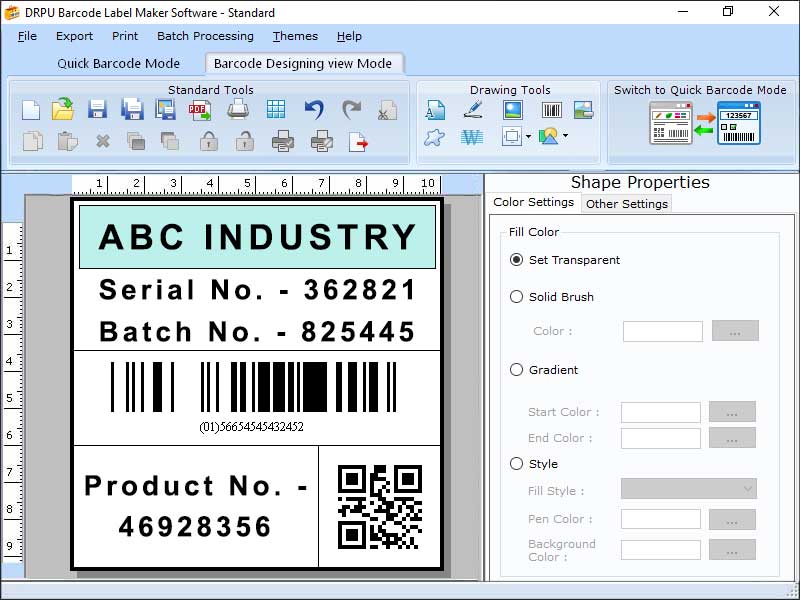 Standard Barcode Software Screenshots latest version - Get best Windows ...
