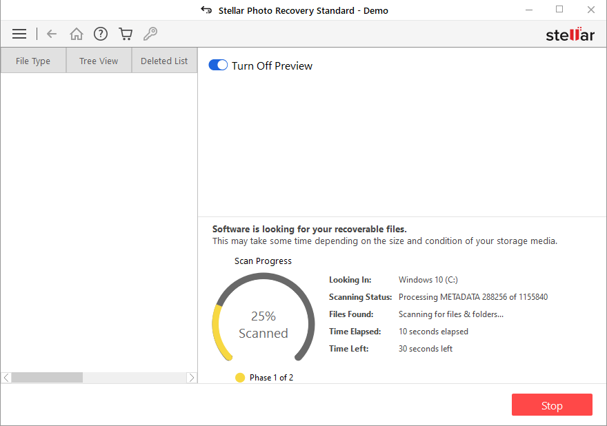 Stellar Photo Recovery - Screenshot #5