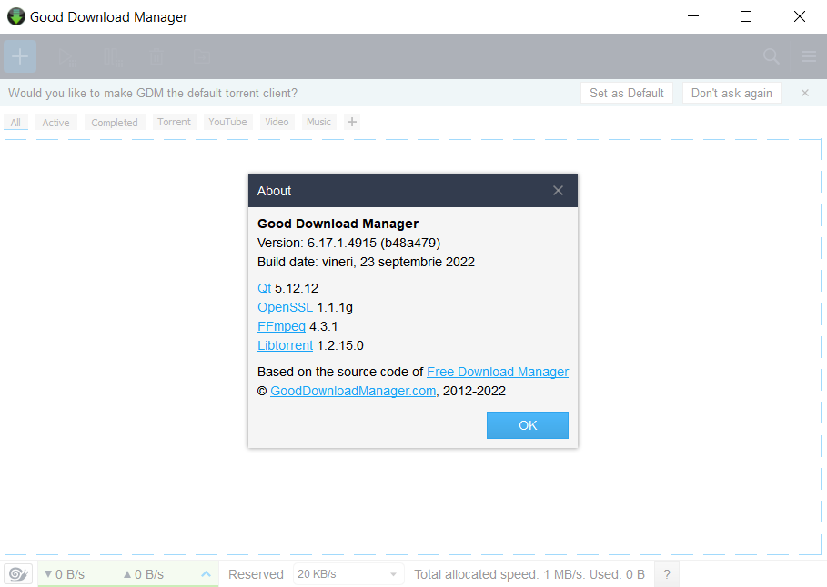Good Download Manager - Screenshot #1