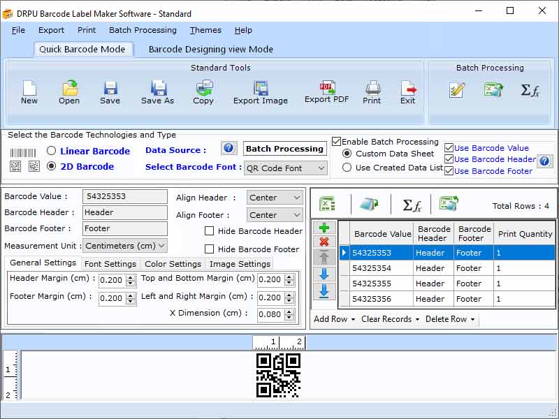 Standard Barcode Creating Program latest version - Get best Windows ...
