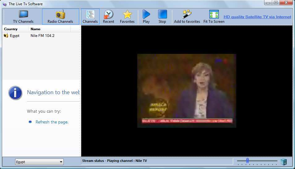 Free Live TV - Screenshot #3