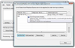 Regular expressions software - Screenshot #1