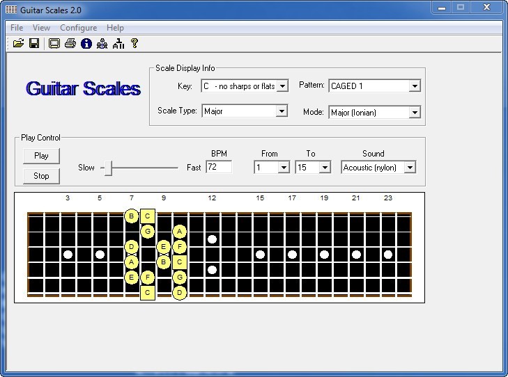 Guitar Scales download for free - SoftDeluxe