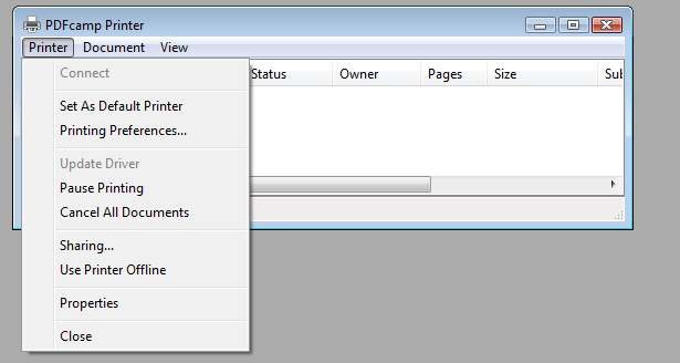 VeryPDF PDFcamp Printer - Screenshot #6