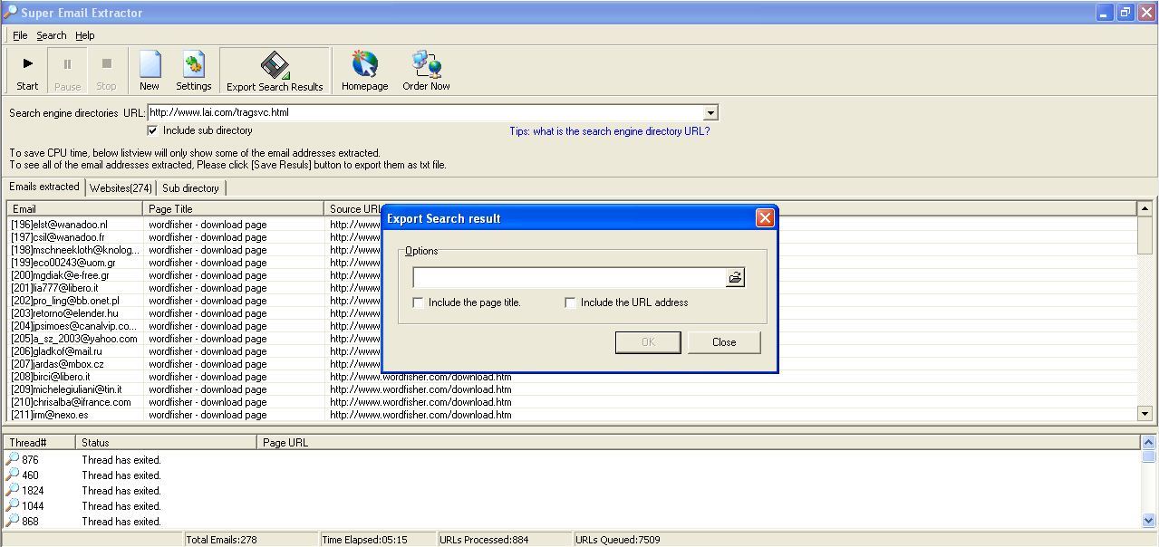 download email extractor