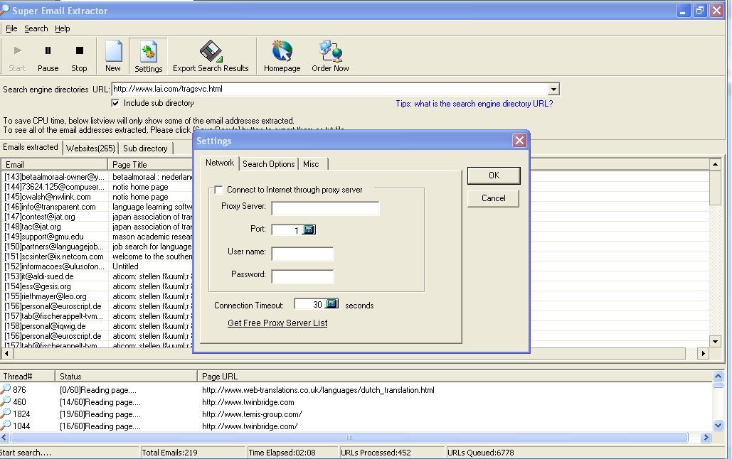 Email Extractor 6.6.3.2 registration key