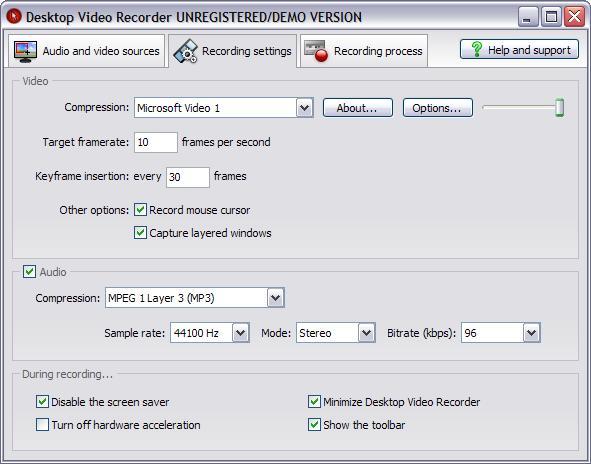 Desktop Video Recorder - Screenshot #2