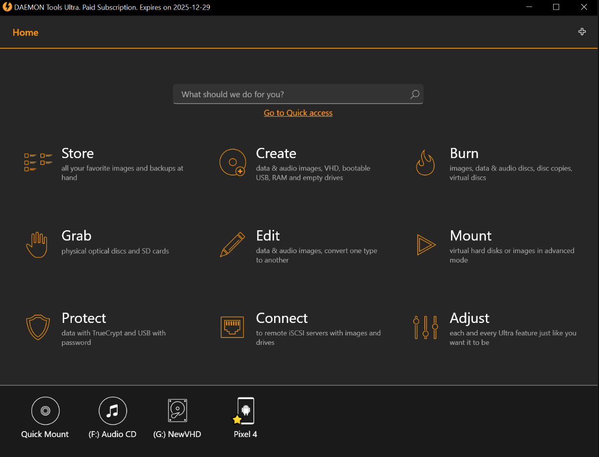 DAEMON Tools Ultra - Screenshot #1