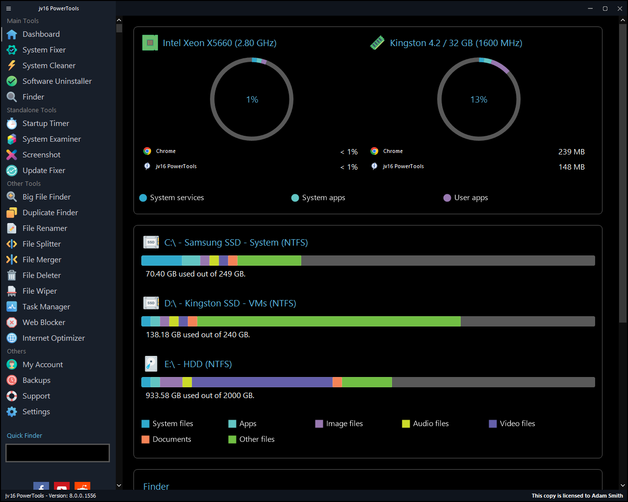 jv16 PowerTools - Screenshot #1