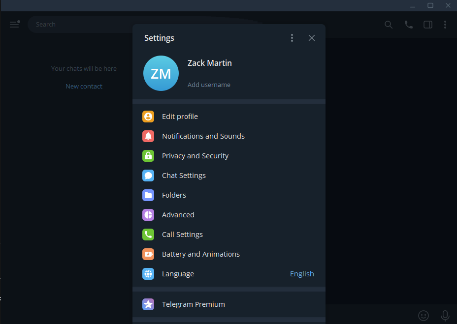 Telegram Desktop - Screenshot #1