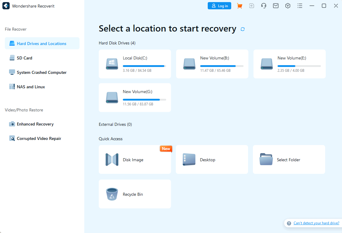 Wondershare Recoverit - Screenshot #1