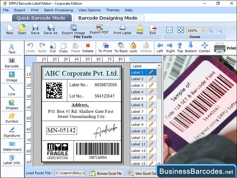 Bar Code Limited Edition Business Barcodes - Corporate Edition download for free - SoftDeluxe