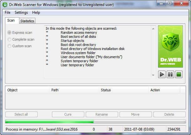 Dr.Web Anti-virus - Screenshot #10