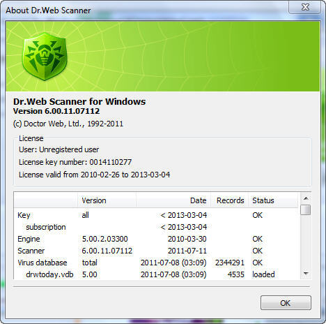 Dr.Web Anti-virus - Screenshot #9