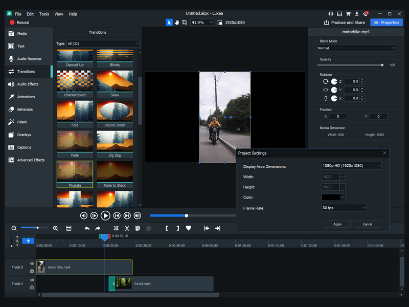 Luxea Video Editor - Screenshot #2