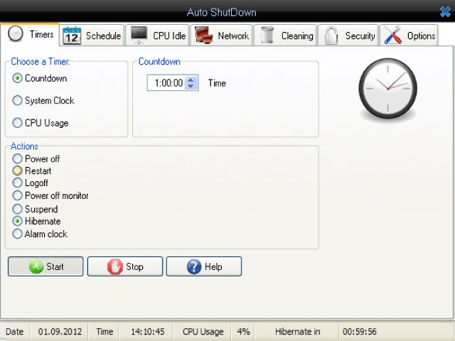 Auto Shutdown - Screenshot #1
