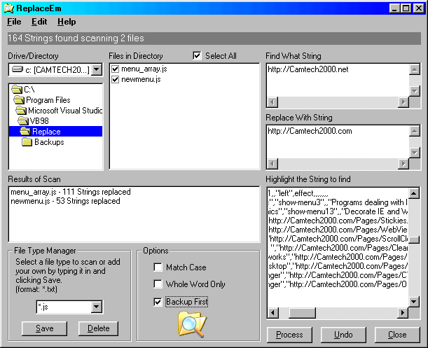ReplaceEm latest version - Get best Windows software