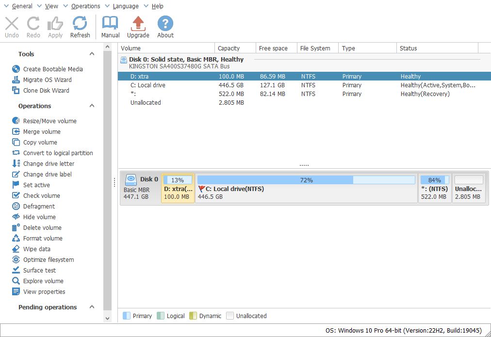 NIUBI Partition Editor Free Edition - Screenshot #3