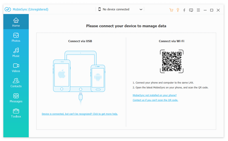 Aiseesoft MobieSync - Screenshot #1
