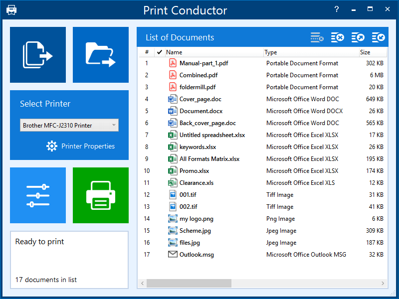 Print Conductor - Screenshot #1