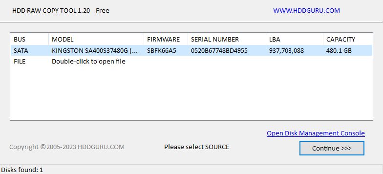 HDD Raw Copy Tool - Screenshot #4